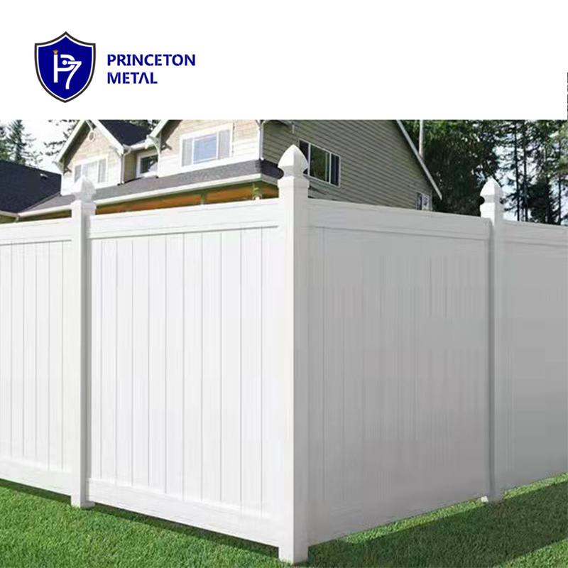 Princeton Whole Privacy PVC Fence Panels for Home Garden Vinyl Trellis & Gates