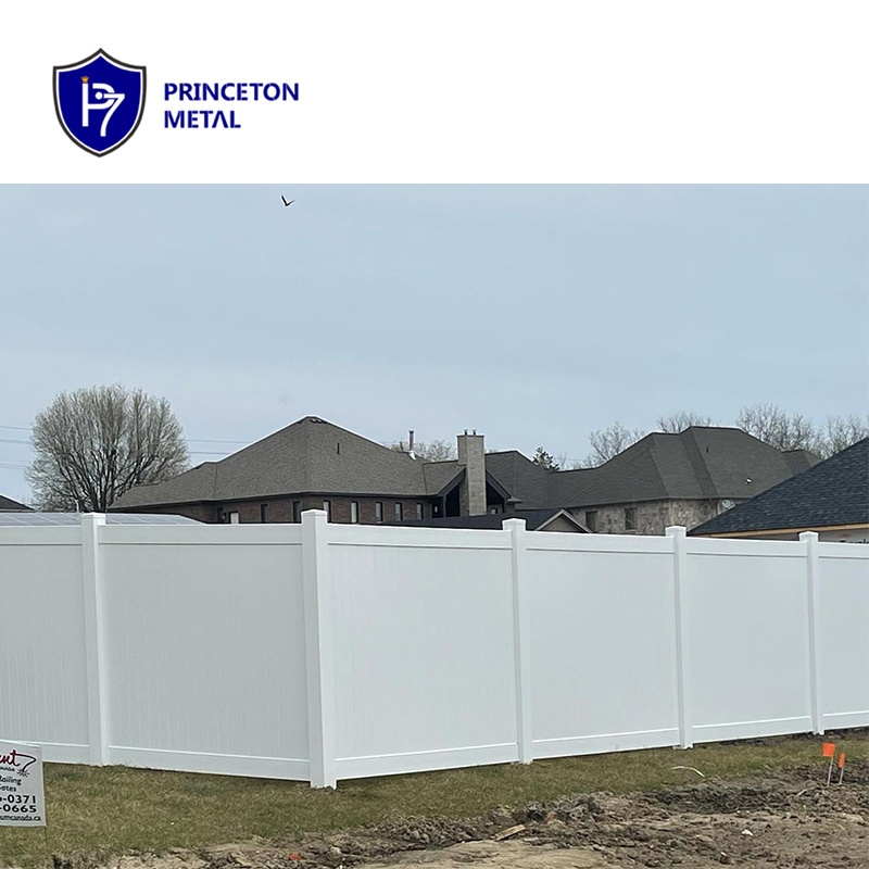 Princeton whole privacy PVC fence home garden fence panels  vinyl pvc fence