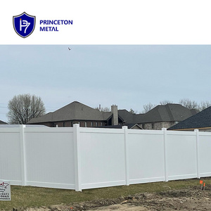 Princeton whole privacy PVC fence home garden fence panels  vinyl pvc fence