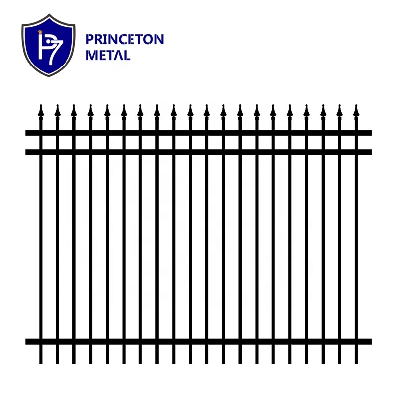 newly design modern cast aluminium spear secure wall dog horse garden swimming pool fence fencing