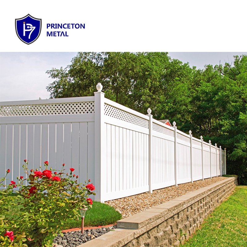 Outdoor full privacy Vinyl PVC fence