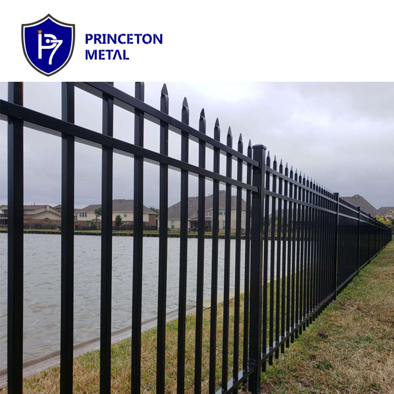 newly design modern cast aluminium spear secure wall dog horse garden swimming pool fence fencing