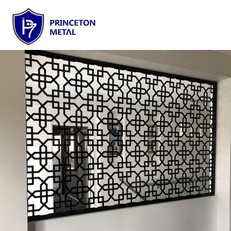 Laser cut decorative privacy aluminum  panels designs for fence  screen