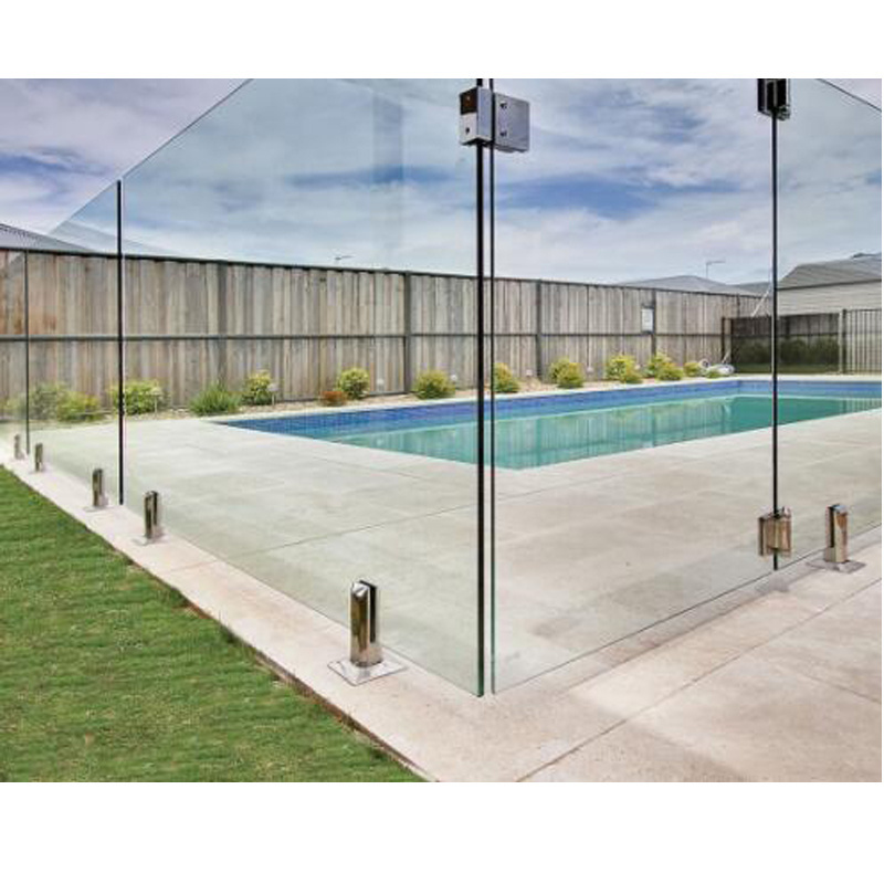 PRINCETON METAL Tempered glass pool fence panels high frameless glass fence