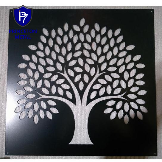 Home Decor Metal Art Garden Landscape Laser Cut Aluminium Wall Art