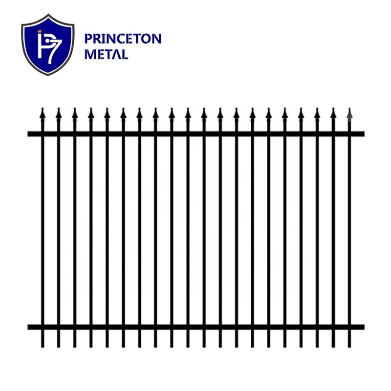 newly design modern cast aluminium spear secure wall dog horse garden swimming pool fence fencing