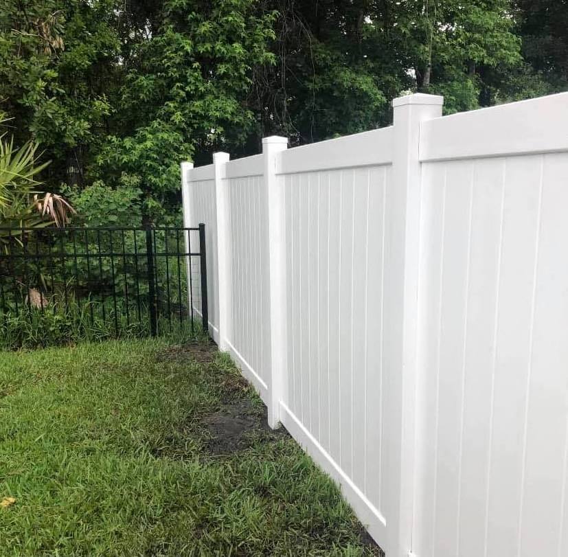 Princeton 6' x 8' Vinyl Fence panel/Cheap Full Privacy Fence/virgin PVC Fencing