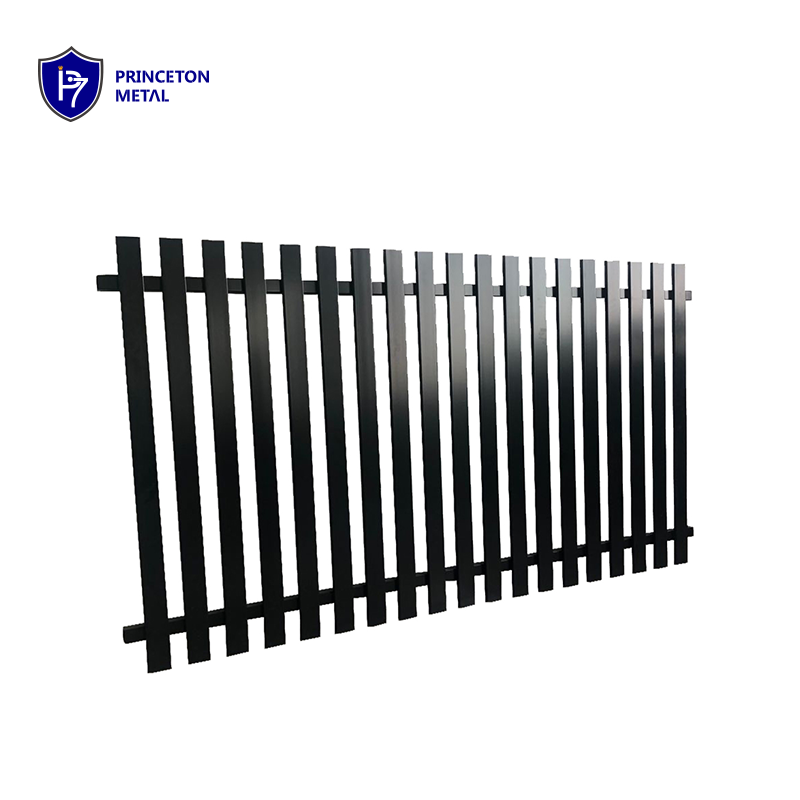 Classical Aluminum Garden Outdoor Picket Fence with Vertical Panels Trellis & Gates