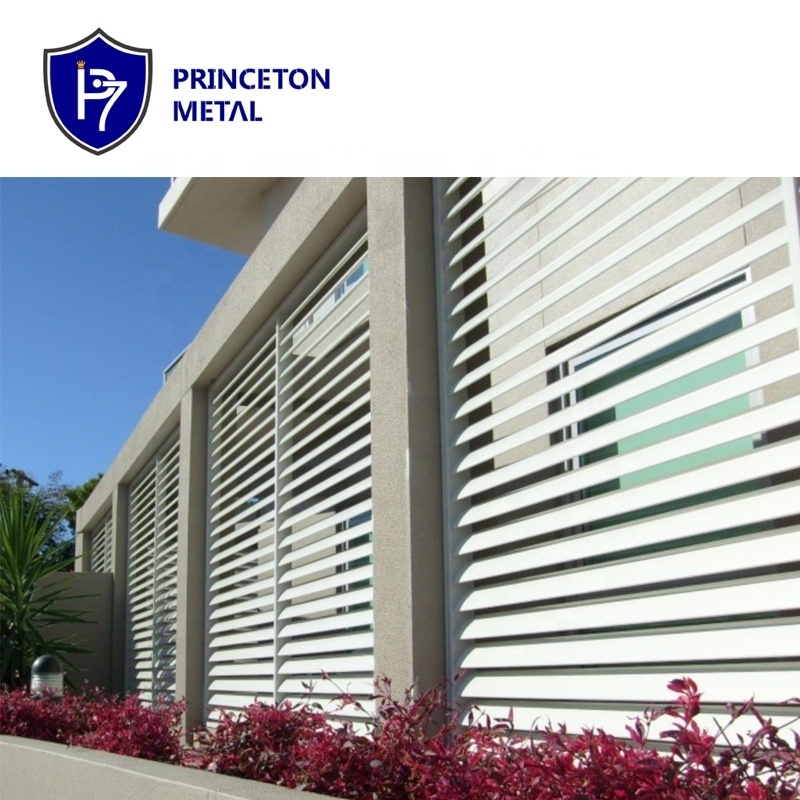 Aluminum louvers fence panels for pergola window gates