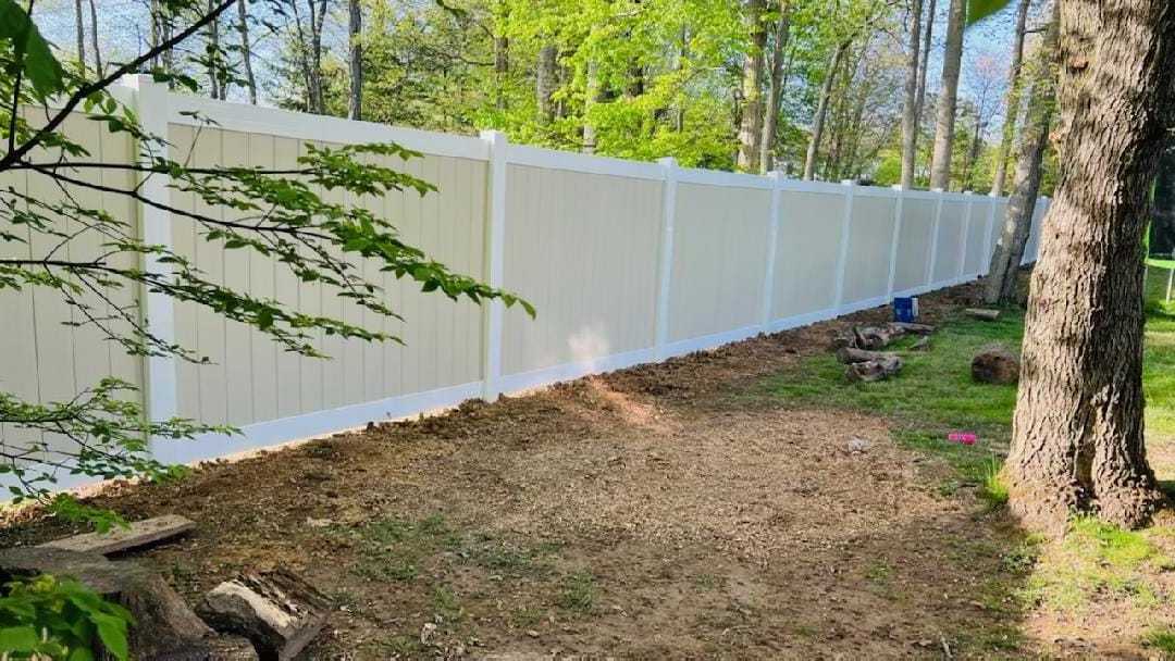 Princeton whole privacy PVC fence home garden fence panels  vinyl pvc fence