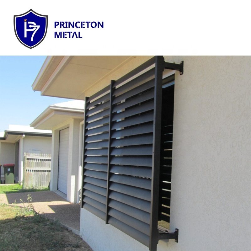 Aluminum louvers fence panels for pergola window gates