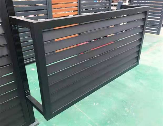 China supplier metal cover Commercial burglarproof aluminum Slat fence screen Shutters Air conditioning louver