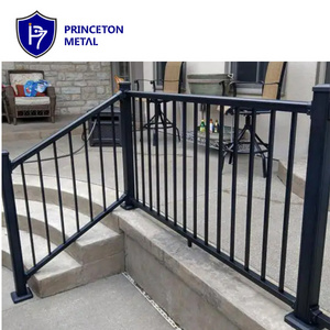 36" and 42" high Continuous aluminum baluster powder coated aluminum railing system