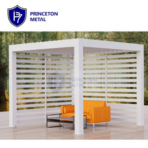 PRINCETON Waterproof Louver Roof System Kits Outdoor pergola aluminium