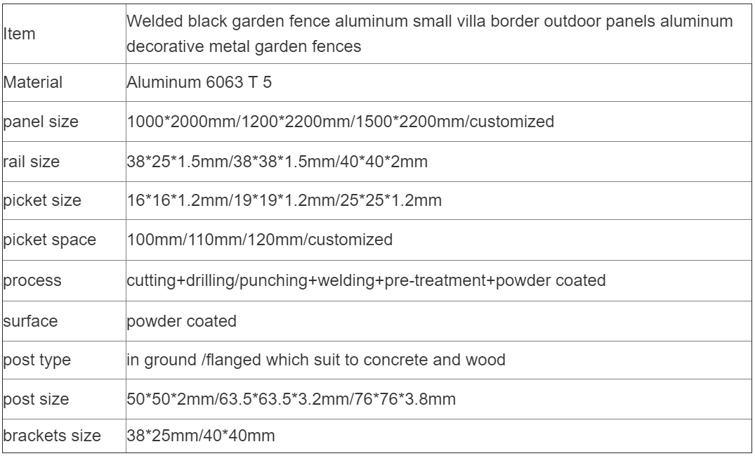 Metal outdoor no rust commercial picket tubular fencing 4 Feet Flat Top Aluminum Black dog Privacy Pet Fence PUPPY FENCE