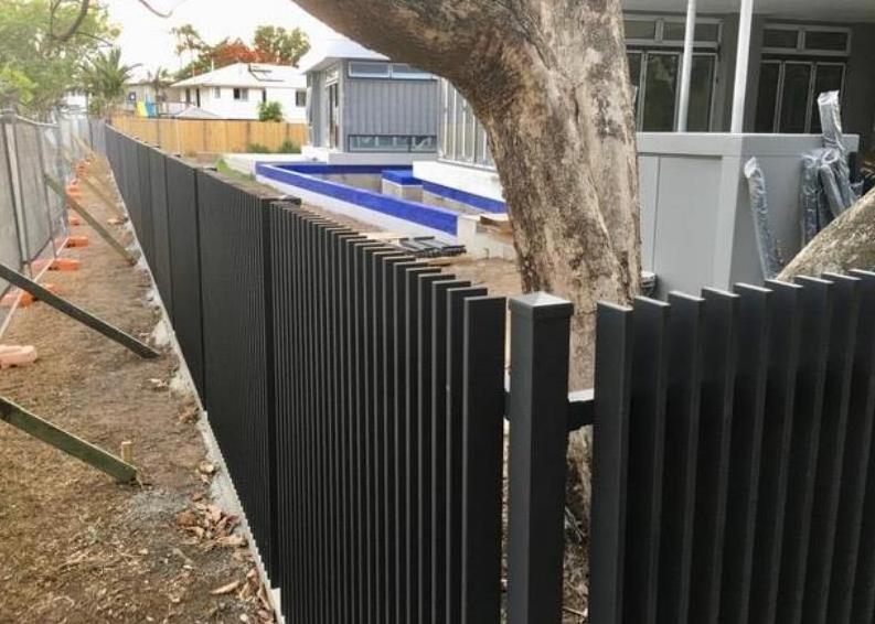 Aluminum vertical picket 3d fence decorative fencing