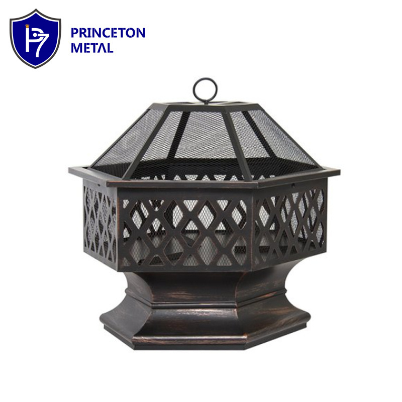 Outdoor Garden Fire Basket Portable Fire Pit