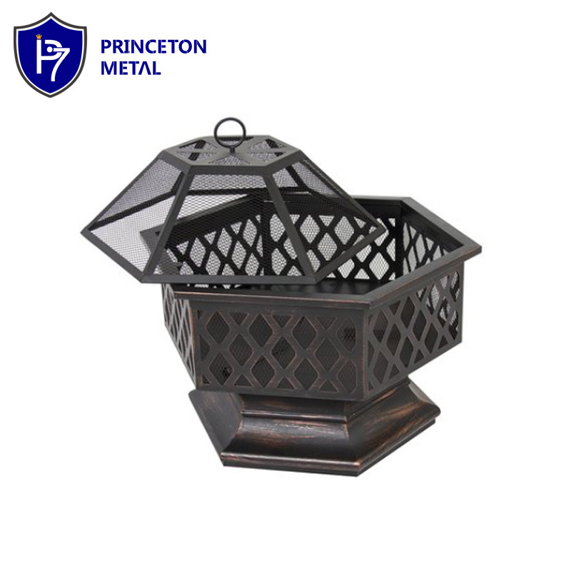 Outdoor Garden Fire Basket Portable Fire Pit