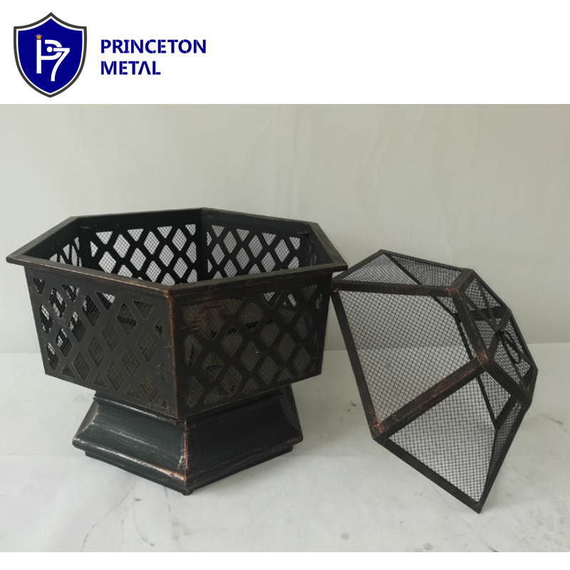 Outdoor Garden Fire Basket Portable Fire Pit