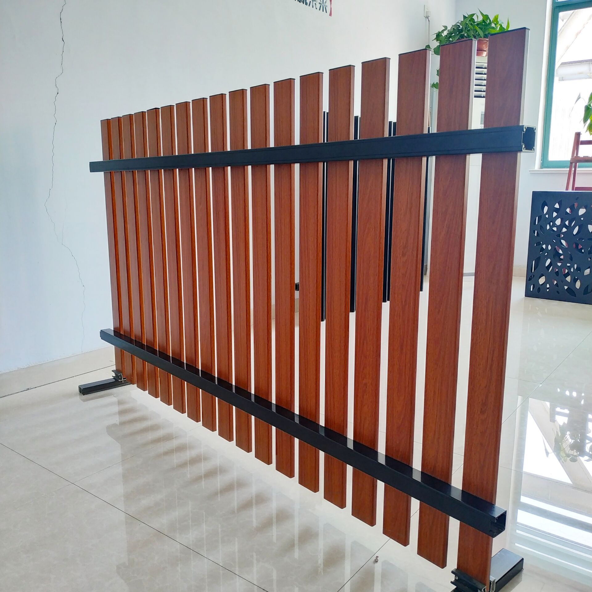 Custom modern metal laser cut privacy aluminum fences panels  and gates for houses