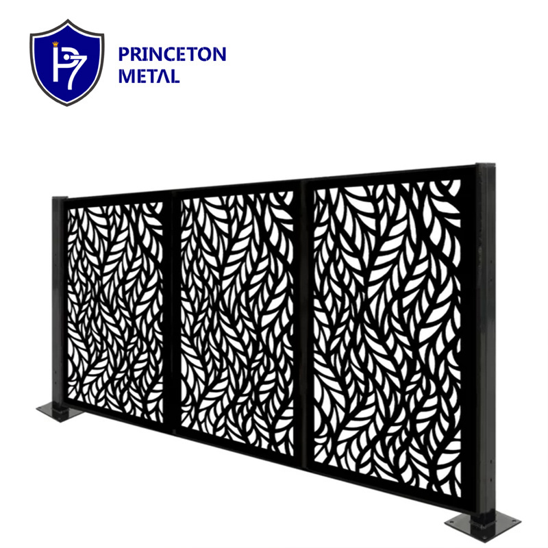 banquet living room decorative nordic laser cut aluminum screen partition wall