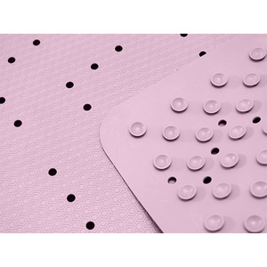 Private Label Perfect Non Slip Natural Rubber Bath Mats Shower Washable Pink 2022 Hot Sale Mat For Bathroom