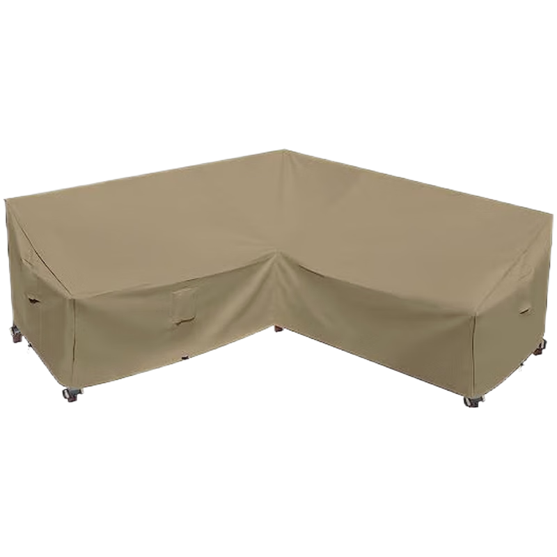 Custom Logo Patio Sectional Couch Cover High Quality Waterproof 600D Patio Furniture Cover Winter Protective Cover