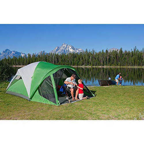 High Quality Two-bedroom Outdoor Tents Waterproof Backpacking Camping Tent Wind Resistant Family Wall Cabin Tent With Screen Roo