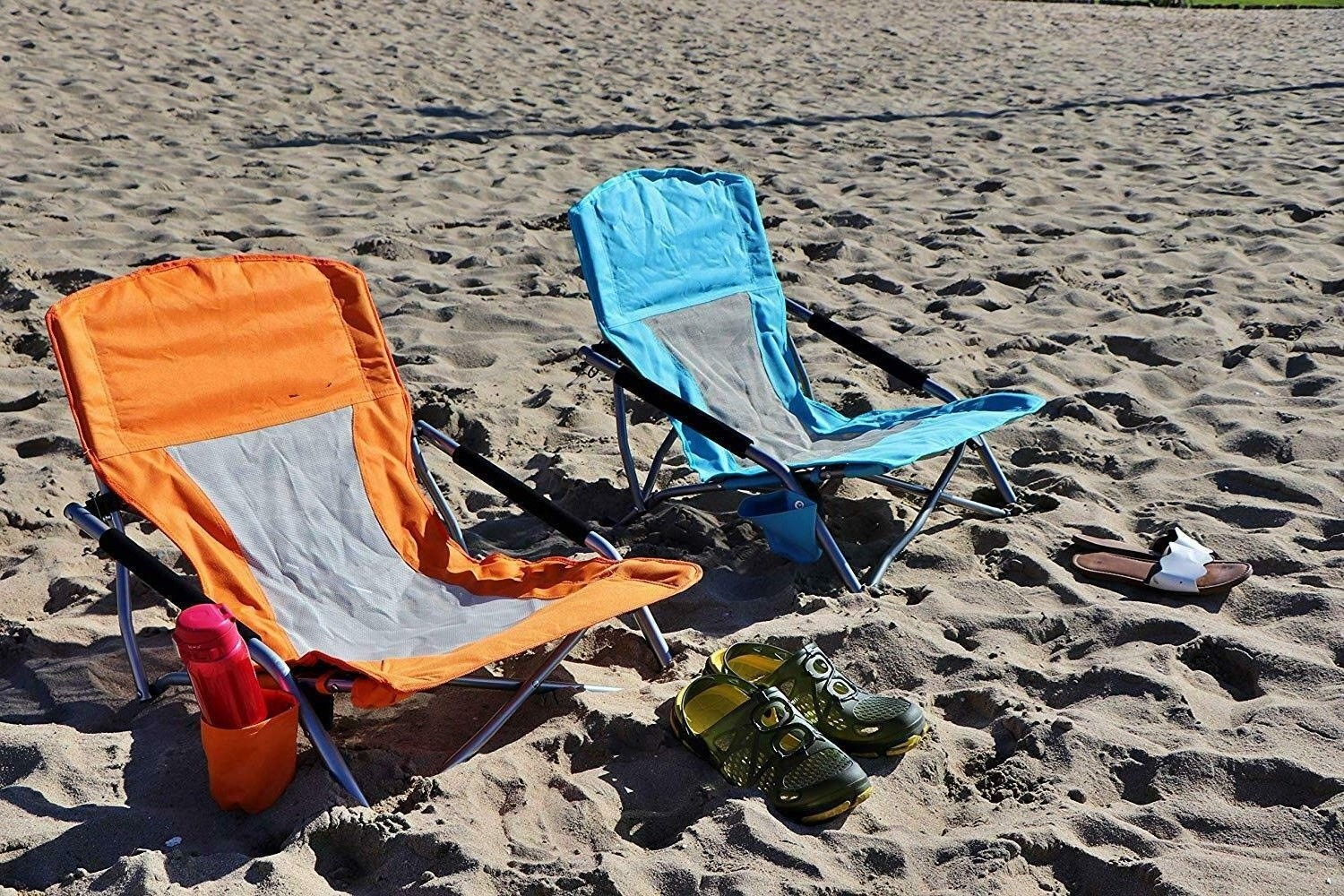 Low Profile Folding Chair for Camping Beach Chair with Carry Bag Outdoor Chair