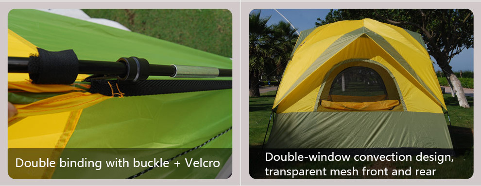 3-5 Person 4 Season Large Outdoor Tent Camping Waterproof Tent Korea