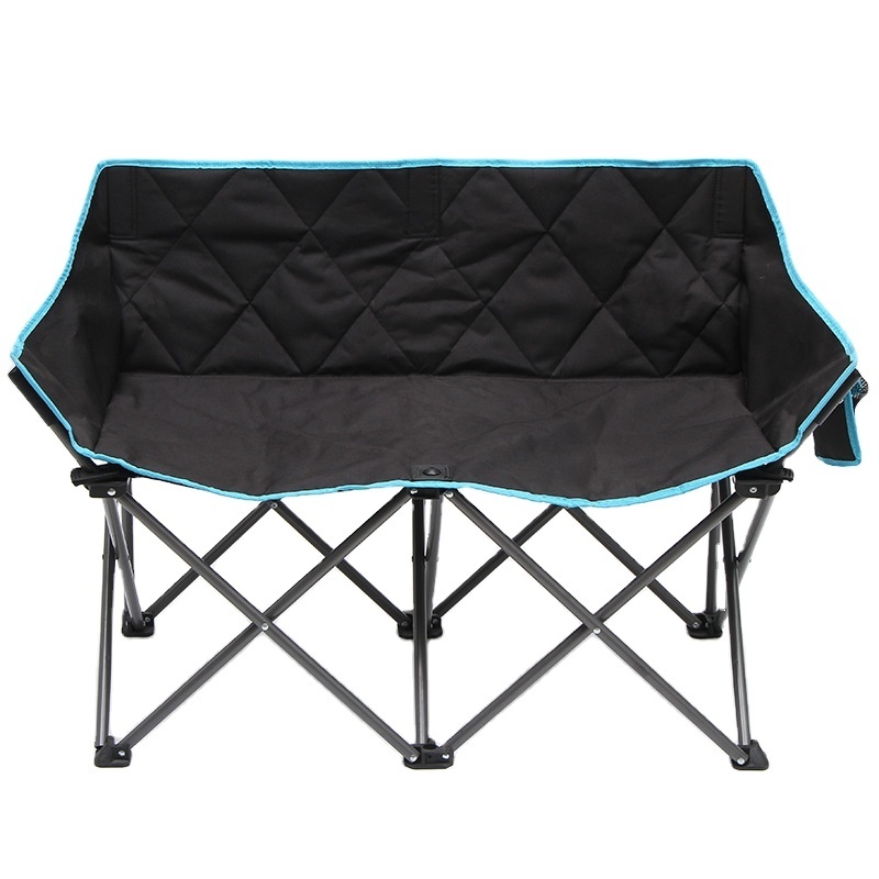 Outdoor Foldable Beach Chair Portable Camping Chair Lover Chair For Two People