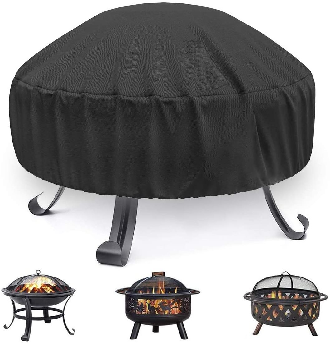 Customized Waterproof Patio Furniture Cover Heavy Duty Outdoor Fire Pit Cover