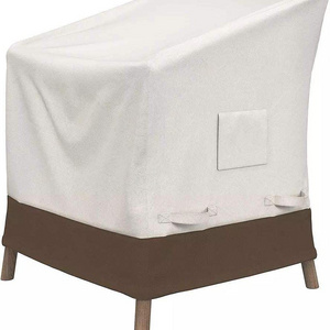 Custom Size Heavy Duty All Weather Patio Furniture Cover Durable Tearproof Patio Chair Cover