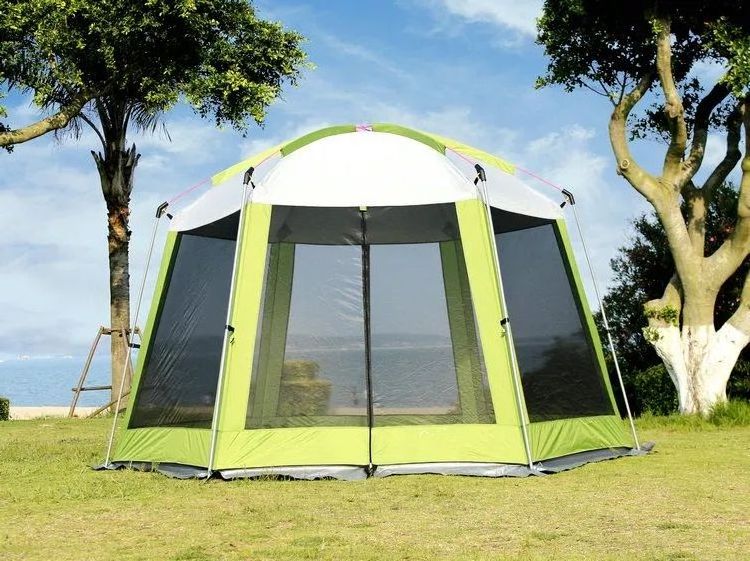 Custom Extra Large 10-12 Person Outdoor Big Camping Tent Outdoor Screen House Family Luxury Tent