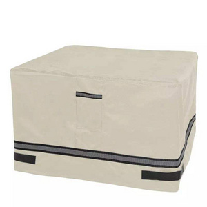 High Quality 600D Fire Pit Cover Waterproof Heavy Duty Patio Furniture Cover