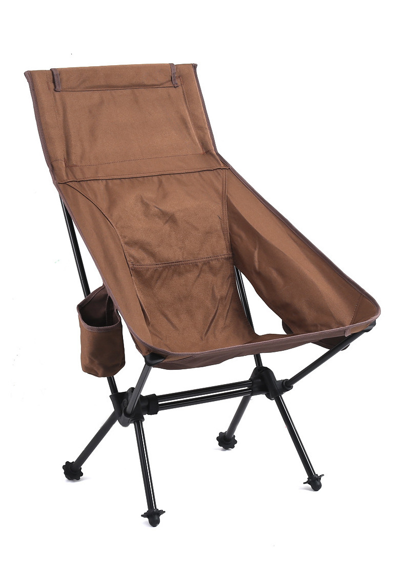 Manufacturer 600D Heavy Duty Light Moon Camping Chair Folding Moon Chair Portable Lightweight Picnic Fishing Outdoor Chair