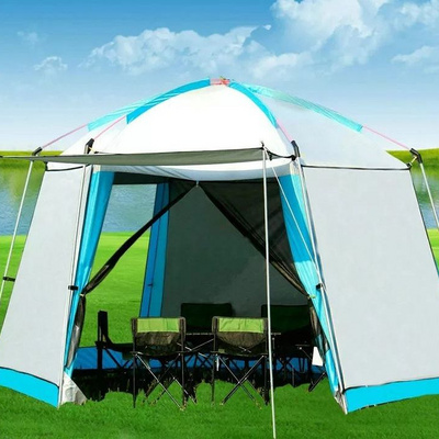 Custom Extra Large 10-12 Person Outdoor Big Camping Tent Outdoor Screen House Family Luxury Tent