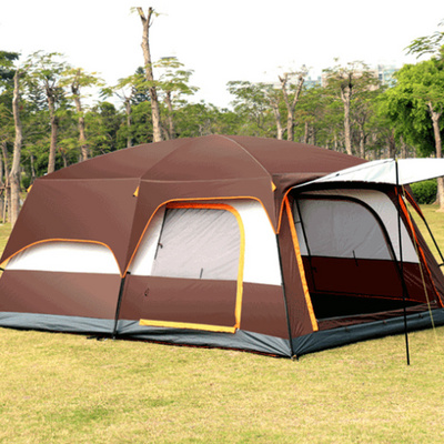 8-10 Person Large Camping Tent Waterproof 2 Bedrooms Big Size Family Tent