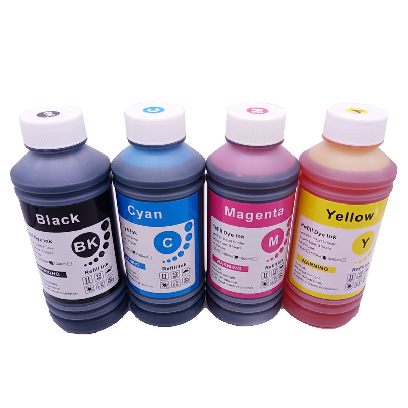 Factory Direct Sale 500ML Refill Universal Dye Based Ink Compatible For Epson Canon HP Brother Printer Bulk Ink