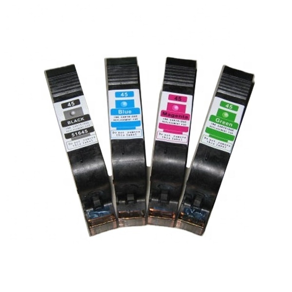 Factory Sale 45 45A 51645 51645A Magenta Remanufactured Inkjet Ink Cartridge for HP45 for HP Deskjet 710c 830c 1150c Printer M