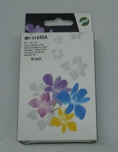 Factory Sale 45 45A 51645 51645A Magenta Remanufactured Inkjet Ink Cartridge for HP45 for HP Deskjet 710c 830c 1150c Printer M