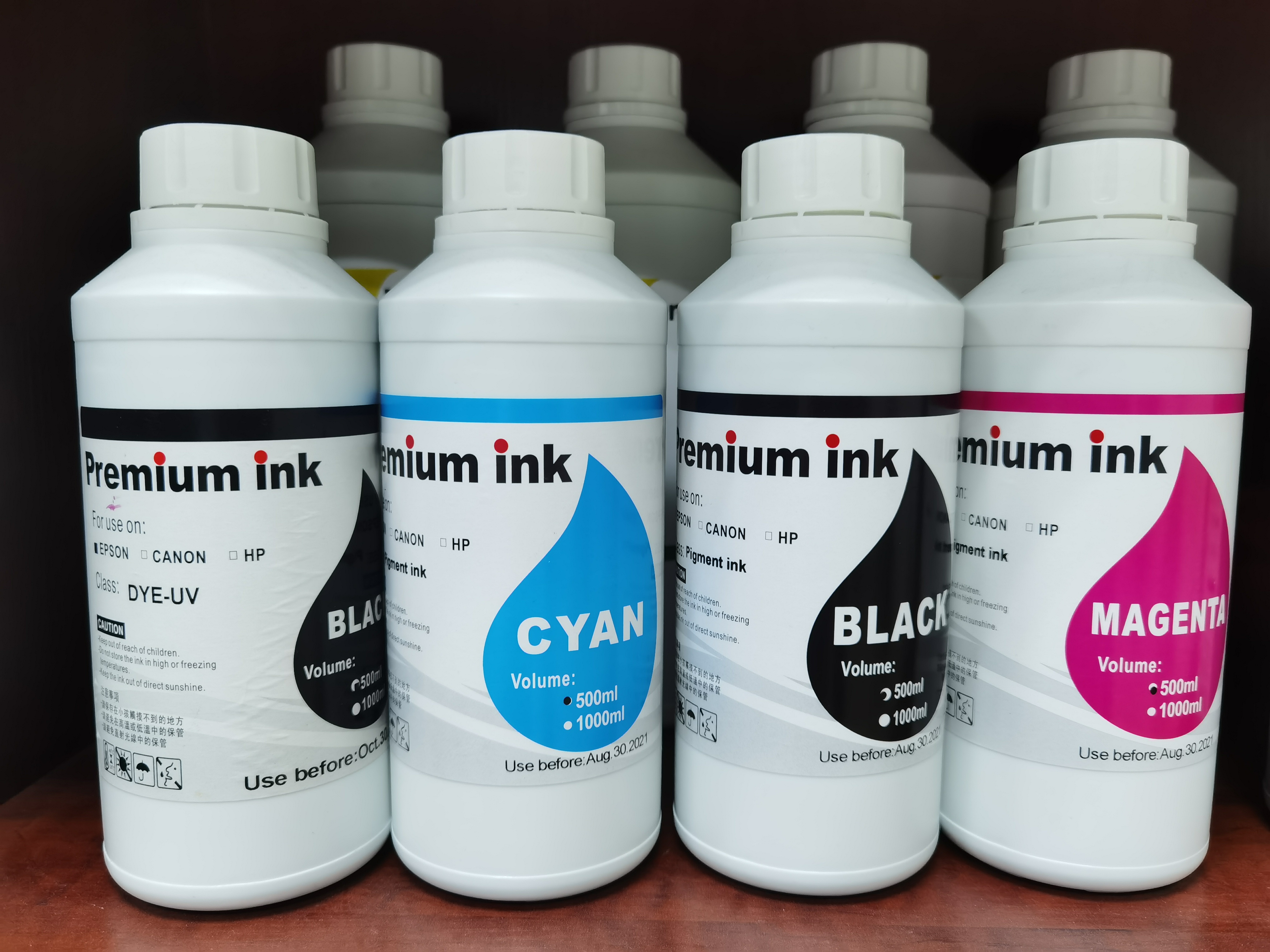 Factory Direct Sale 1KG Printer Bulk Universal Dye Based Ink For Epson Canon HP Brother 1000ML Inkjet Printing Ink