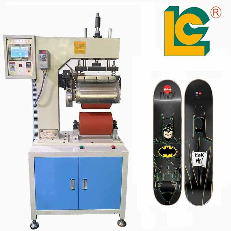 Skateboard Heat Transfer Press Machine For Large Size Product skateboard heat transfer printing machine with PLC control