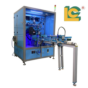 Competitive Price full automatic servo motor Screen Printing cup Machine  for plastic paper cup with color sensor