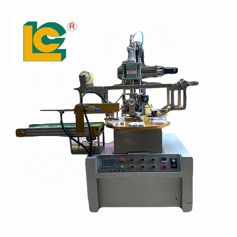 rotary gilding press machine for A5 notebook semi automatic plane surface hot stamping machine for wood leather gilding press