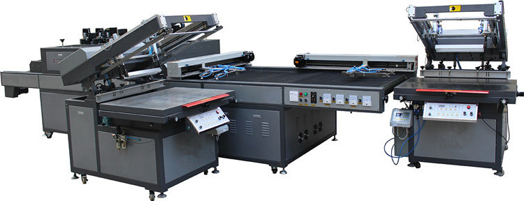 Oblique Arm Serigraphy Automatic Automatic Plane Screen Printer Auto Print paper Flat Silk Screen Printing Machine