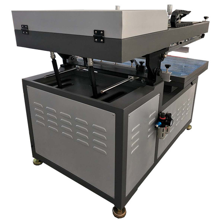 Oblique Arm Serigraphy Automatic Automatic Plane Screen Printer Auto Print paper Flat Silk Screen Printing Machine