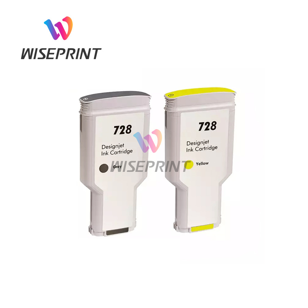 Wiseprint Original quality Compatible HP 728 HP728 Dyebase Ink Cartridge prices For HP DesignJet T730 T830 plotter Printer