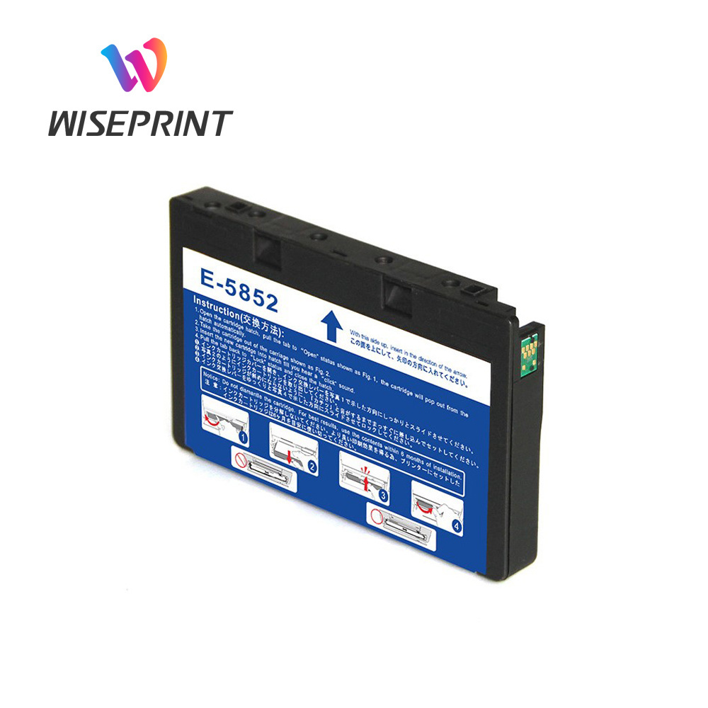 Wiseprint High Yield 5852 T5852 T-5852 C13T585290 Premium Color Inkjet Ink Cartridge For Epson PM 245 PM245 Printer