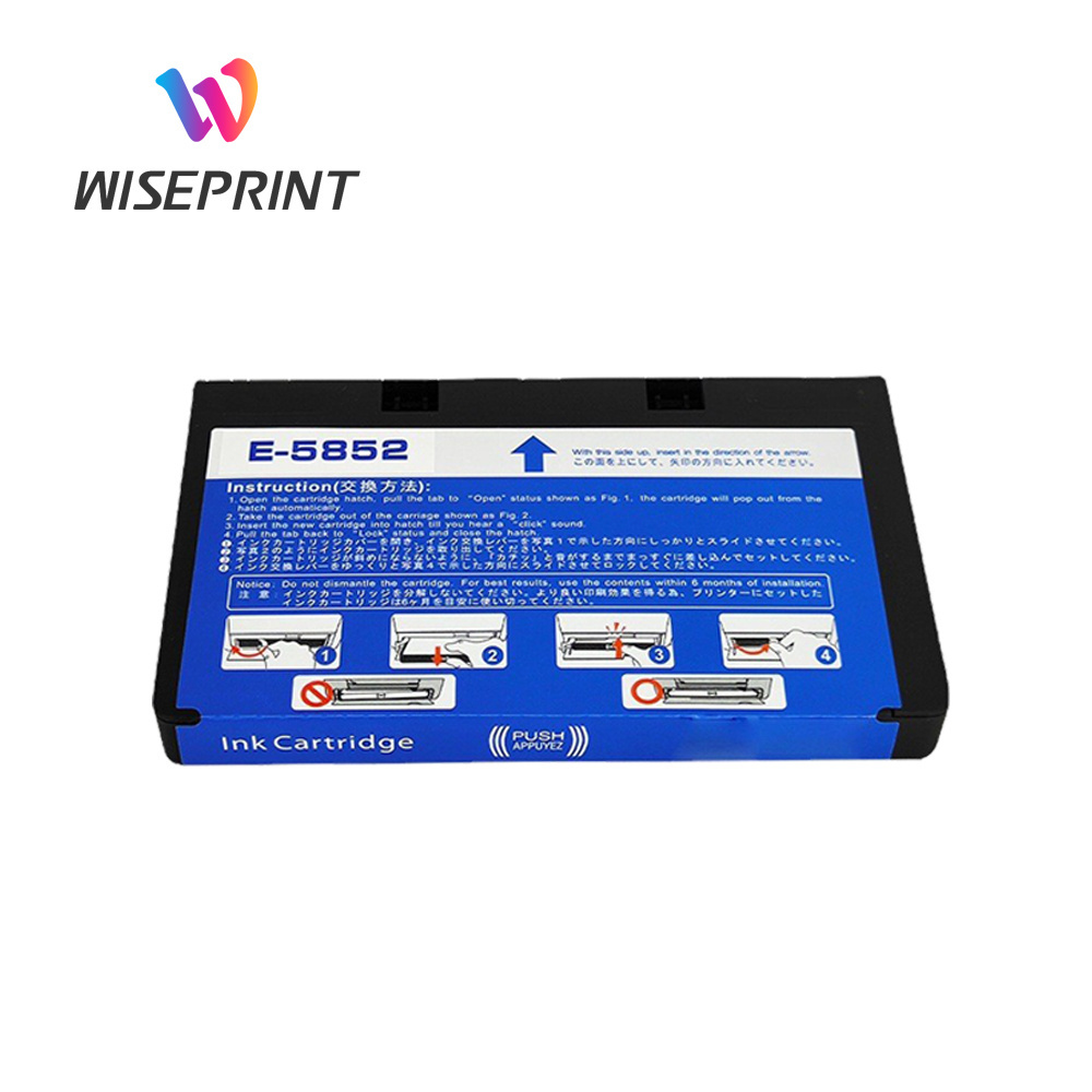 Wiseprint High Yield 5852 T5852 T-5852 C13T585290 Premium Color Inkjet Ink Cartridge For Epson PM 245 PM245 Printer